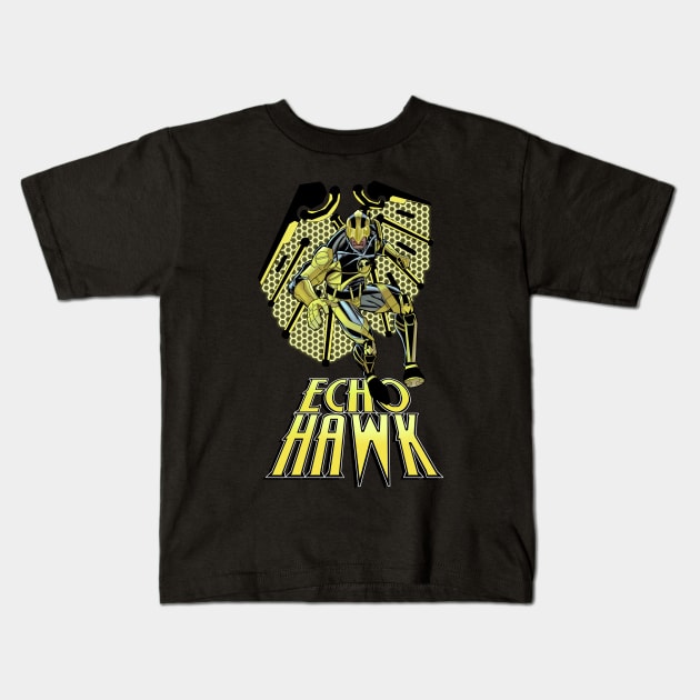 Echo Hawk (The Vigilantes) Kids T-Shirt by MentalPablum